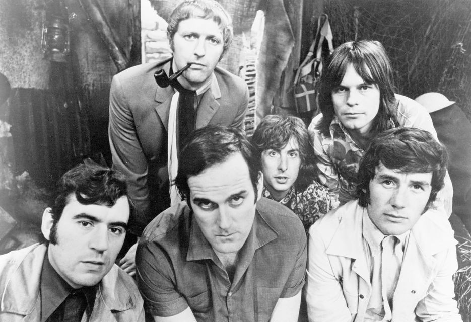 The Monty Python team in 1969: Terry Jones, Graham Chapman, John Cleese, Eric Idle, Terry Gilliam and Michael Palin. Photo: Michael Ochs Archives/Getty Images