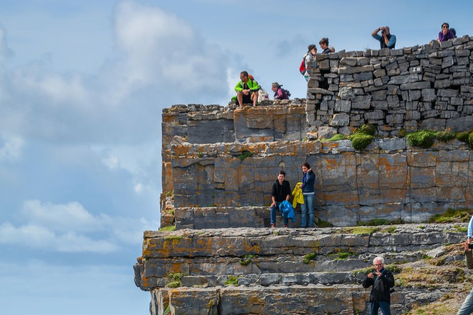 It seems likely that Irish tourist spots such as Dún Aengus will have to increasingly reply on British and mainland European visitors