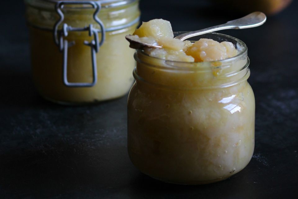 Healthy cooking: Susan Jane White’s pear and matcha compote is the happiness hit your porridge is missing