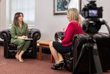 thumbnail: Michelle O'Neill talks to Caroline O’Neill (Credit: Fiona Brown Communications)