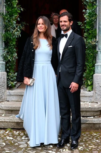 who designed the wedding dress worn by Princess Sofia