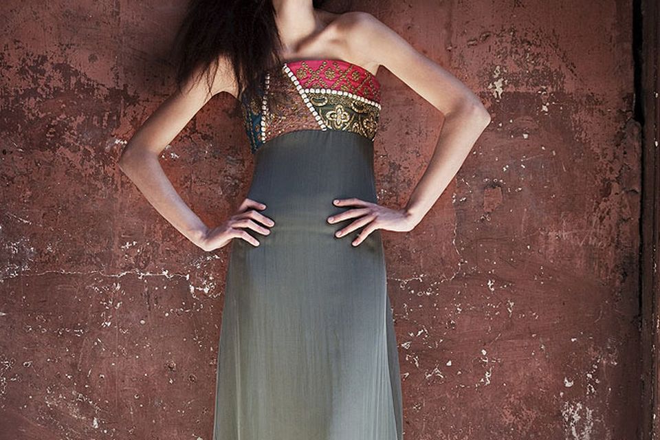 sachin and babi light blue dress Black Tie Wedding Guest Dresses