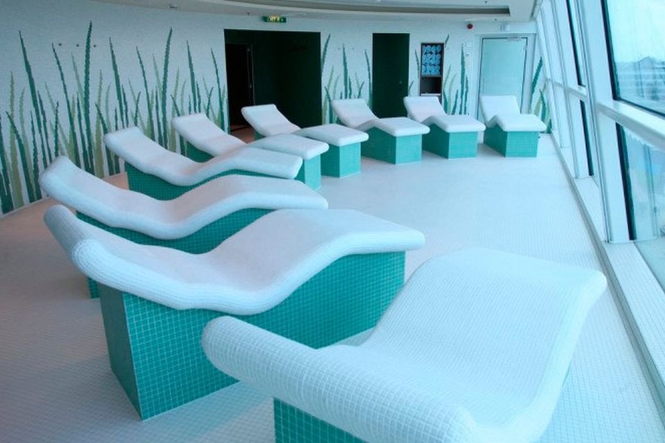 The spa in Celebrity Eclipse