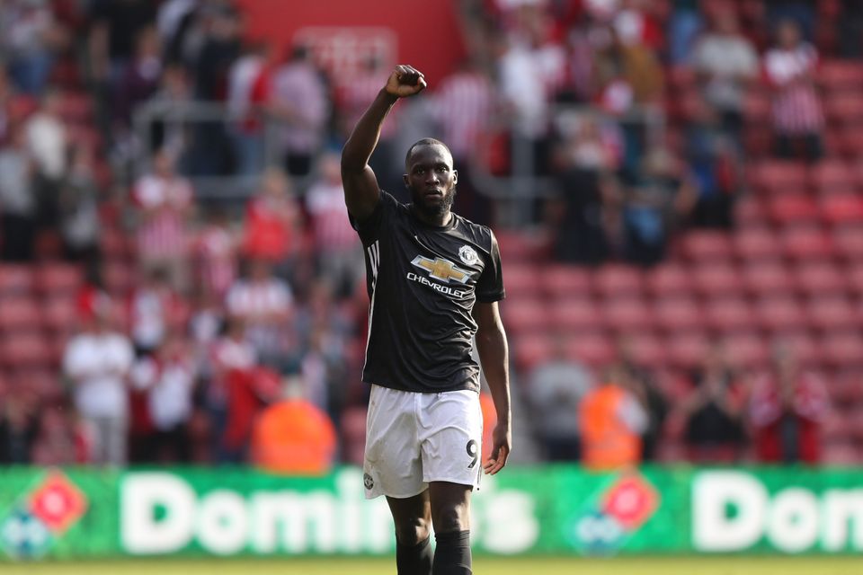 Romelu Lukaku fired Manchester United to victory over Southampton
