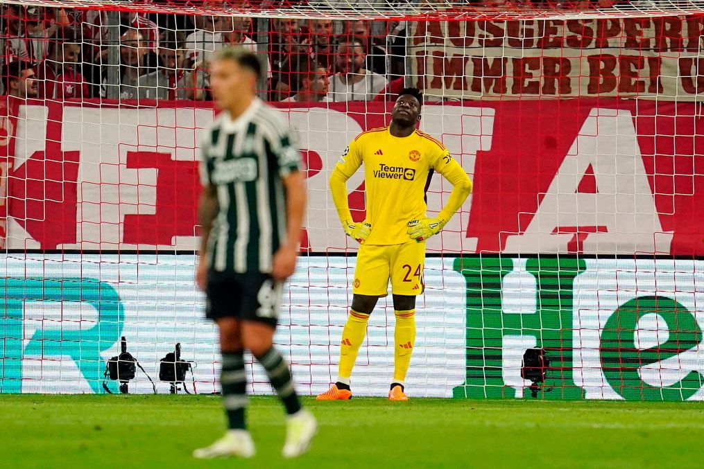 Man United suffers defeat as Andre Onana’s mistake leads to Harry Kane’s goal, aiding Bayern Munich’s triumph