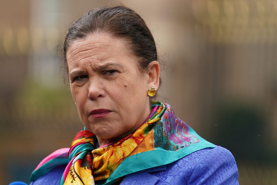 Sinn Fein Party leader Mary Lou McDonald has urged all TDs to back a motion to extend the evictions ban (Brian Lawless/PA)
