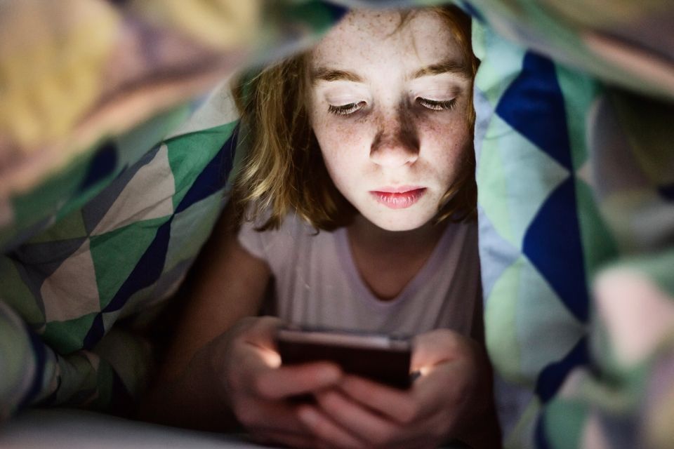 Ninety-four per cent of eight to 12-year-olds have a smartphone. Stock image. Photo: Getty