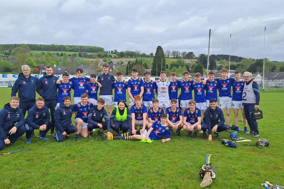 The Wicklow Minors posed for a final team photo after their defeat to Carlow in Echelon Park Aughrim. Despite the defeat, it was great to see these young warriors enjoying each other's company as they now look forward to their club campaigns.