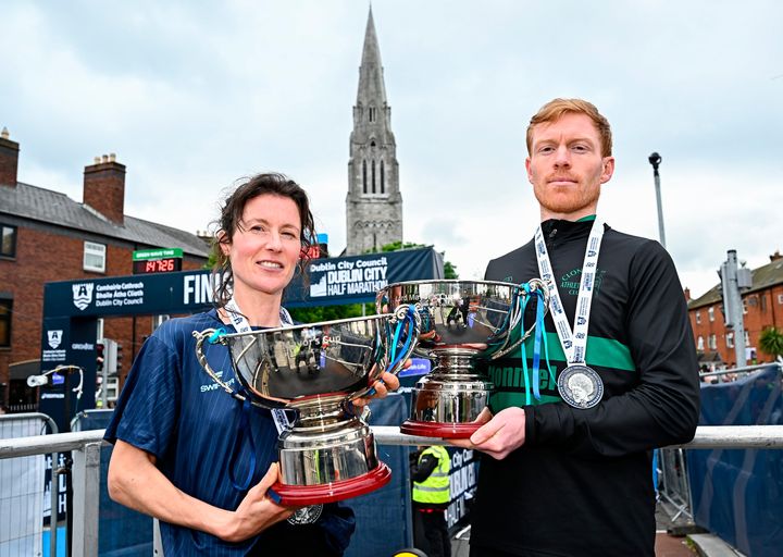 Seán Tobin and Sorcha Nic Dhomhnaill smash course records at Dublin City Half Marathon