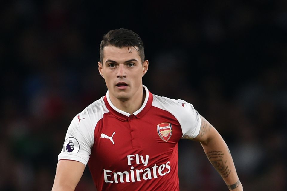 Midfielder Granit Xhaka moved to Arsenal in 2016