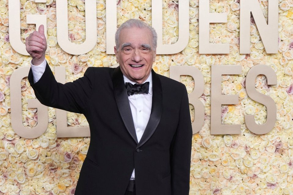 Martin Scorsese arrives at the 81st Golden Globe Awards on Sunday, Jan. 7, 2024, at the Beverly Hilton in Beverly Hills, Calif. (Photo by Jordan Strauss/Invision/AP)