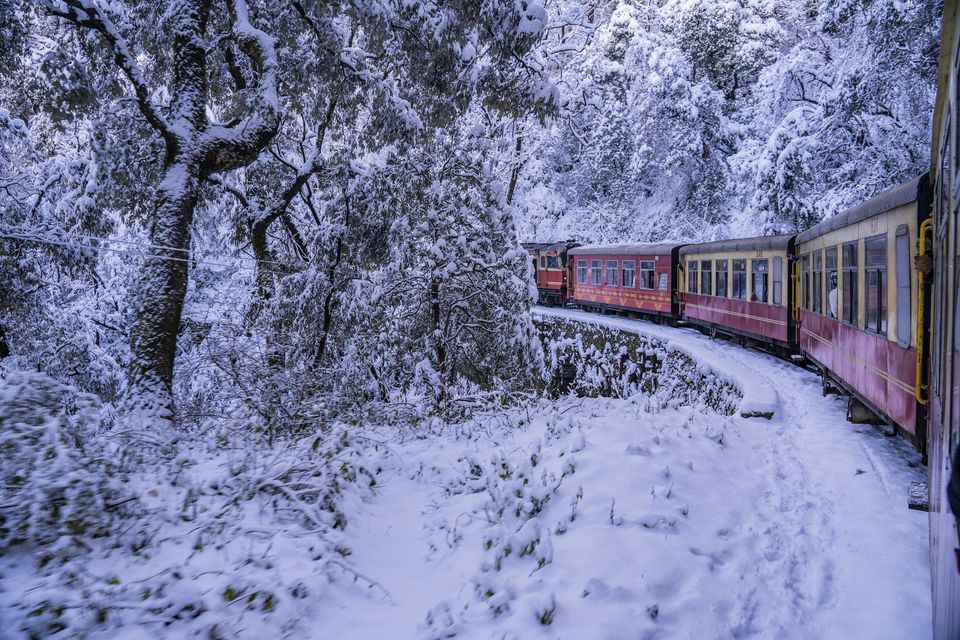 The Kalka–Shimla railway is a 2 ft 6 in (762 mm) narrow-gauge railway in North India/ Photo: Deposit