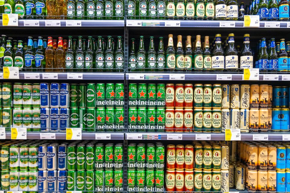 Minimum unit pricing (MUP) means the cheapest can of lager is €1.70