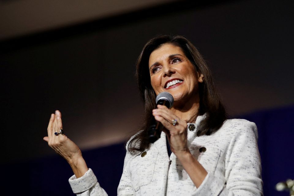 Republican presidential candidate Nikki Haley. Photo: Randall Hill