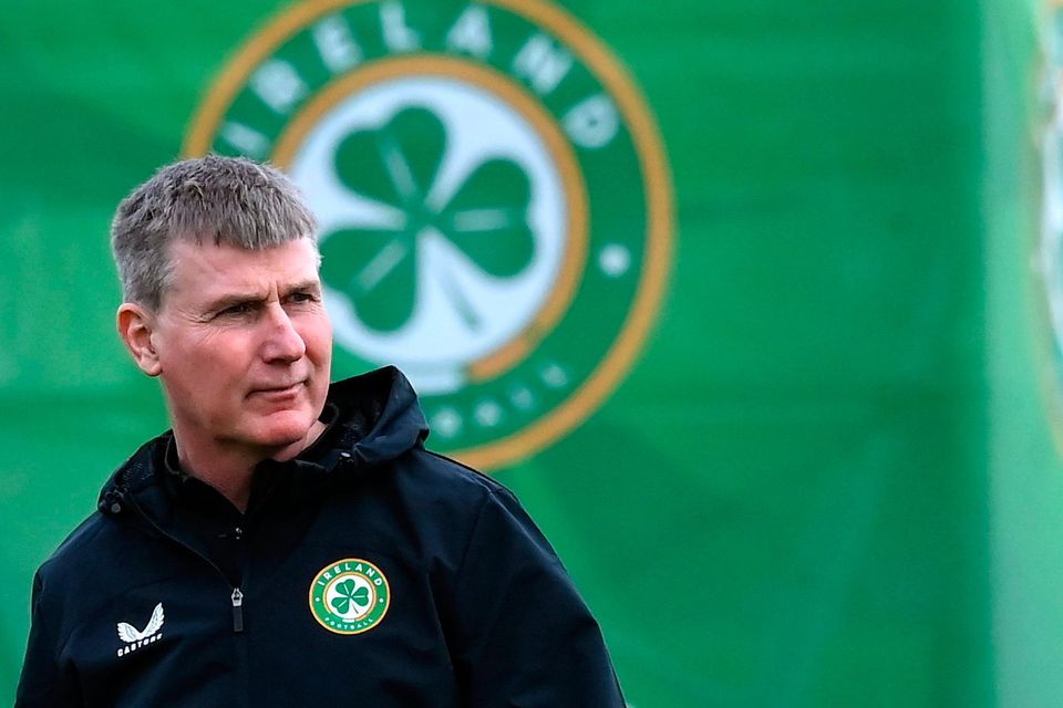 Ireland manager Stephen Kenny during a training session at FAI National Training Centre in Abbotstown. Photo: Stephen McCarthy/Sportsfile
