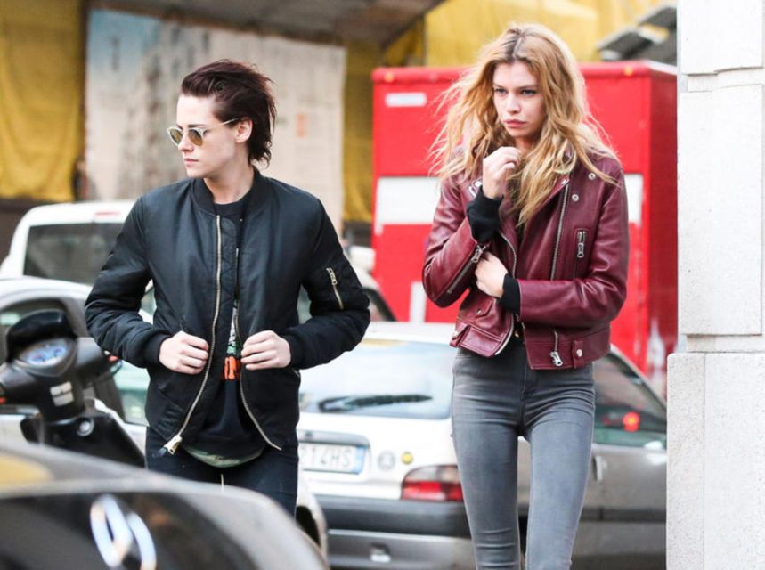 The supermodel is said to be dating actress Kristen Stewart