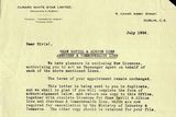 thumbnail: A letter from the Cunard White Star Line in 1936