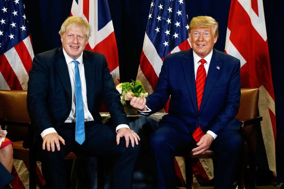 People born into the world of Franklin D Roosevelt and Winston Churchill are passing on a world that featured the clown show of Donald Trump and Boris Johnson. Photo: Evan Vucci