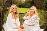 thumbnail: TV presenter Tess Daly (L) and former swimsuit model Gayle Lawton (R) have teamed up to create Naia Beach