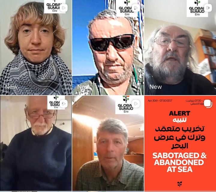 Israel says it will leave seized Irish activists on random Greek beach; Wife of Irish activist on Gaza flotilla speaks out