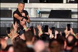 thumbnail: Bruce Springsteen rocks the crowd at the RDS. Photo: Steve Humphreys.