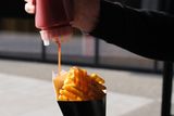 thumbnail: A cone of fries at Bray's new takeout eatery, Chipped.