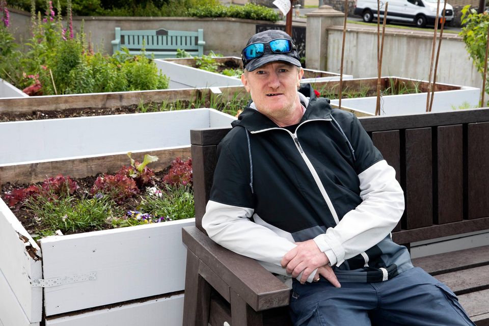 Jimmy Morrisroe at the opening of the Sensory Garden at the Acquired Brain Injury Ireland, Transitional Living Unit at Tonaphubble Sligo. Pic: Carl Brennan.