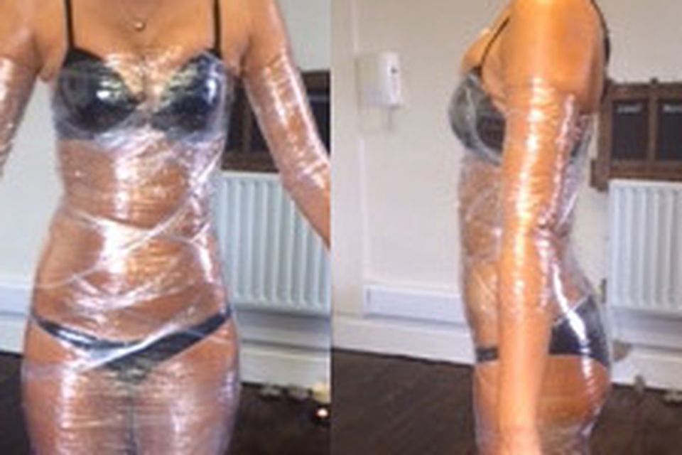 Cling film is in Vogue as Mrs McFadden reveals slimming secrets