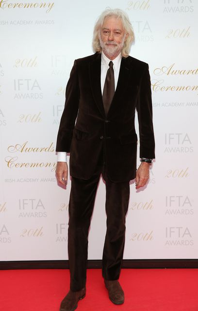 Bob Geldof pictured at the Irish Film and Television Awards (IFTA) 2023 at the Dublin Royal Convention Centre. Picture: Brian McEvoy