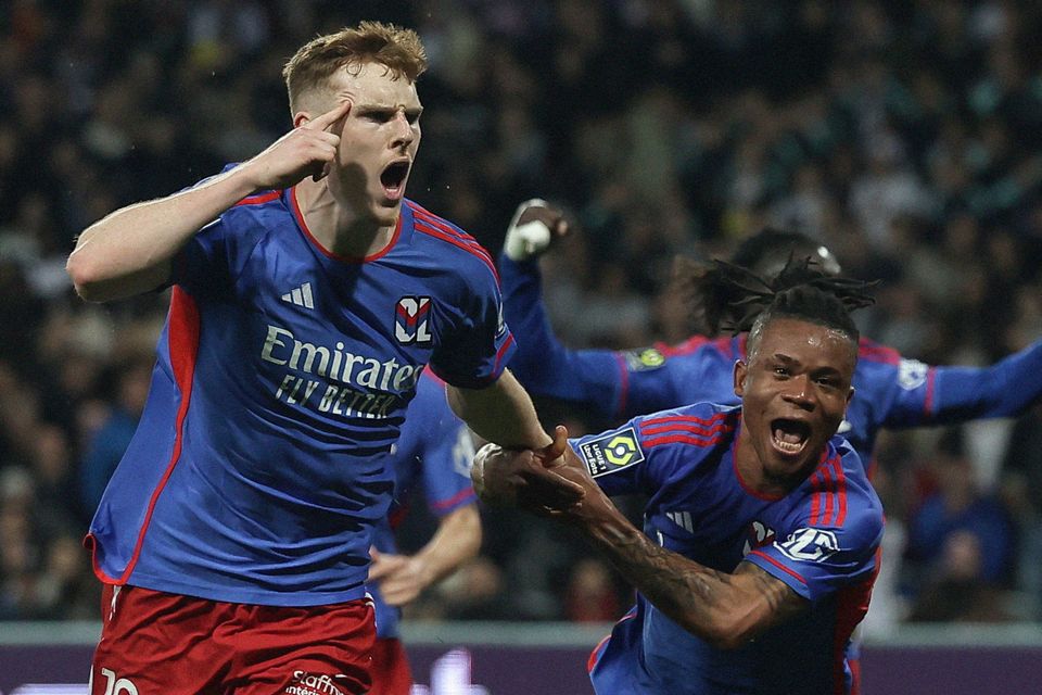 Hard work has paid off for Cork City graduate Jake O'Brien of Lyon. Photo: Getty Images