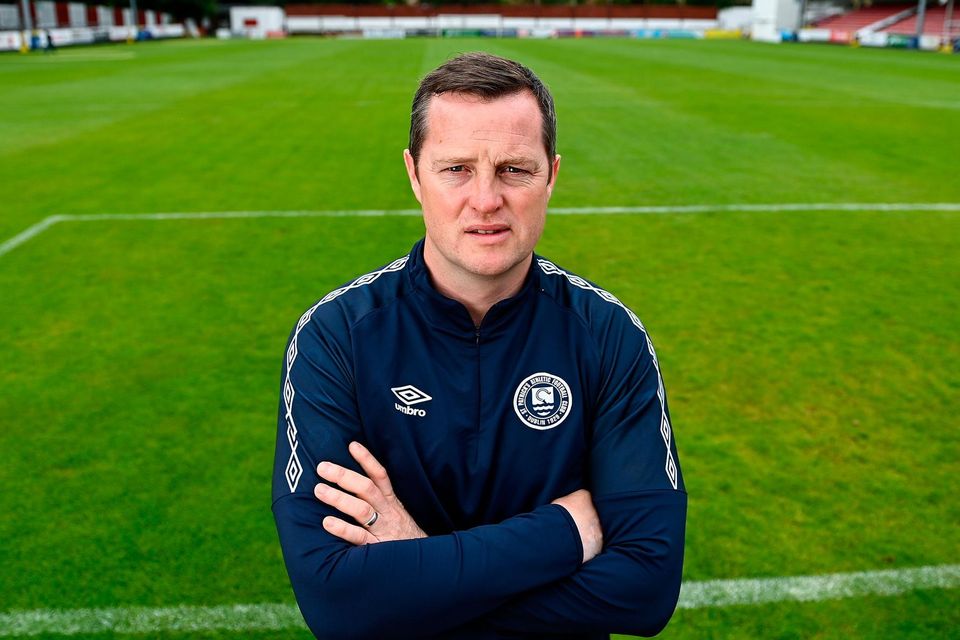 Newly-appointed St Patrick's Athletic manager Jon Daly is pictured at Richmond Park, Inchicore. Photo by Piaras Ó Mídheach/Sportsfile