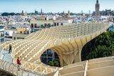 thumbnail: The world's largest wooden structure, the Metropol Parasol (Las Setas) in Seville. PA Photo/Anibal Trejo/Turismo de Sevilla.