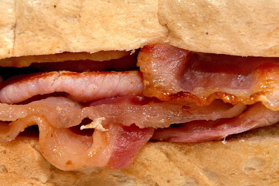 A woman has been accused of setting fire to her ex-boyfriend's Utah home using a pound of bacon