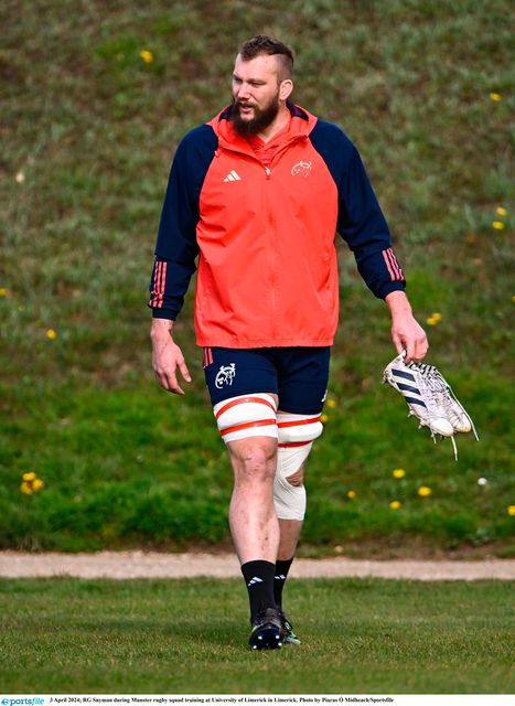 Munster's RG Snyman. Photo: Piaras Ó Mídheach/Sportsfile
