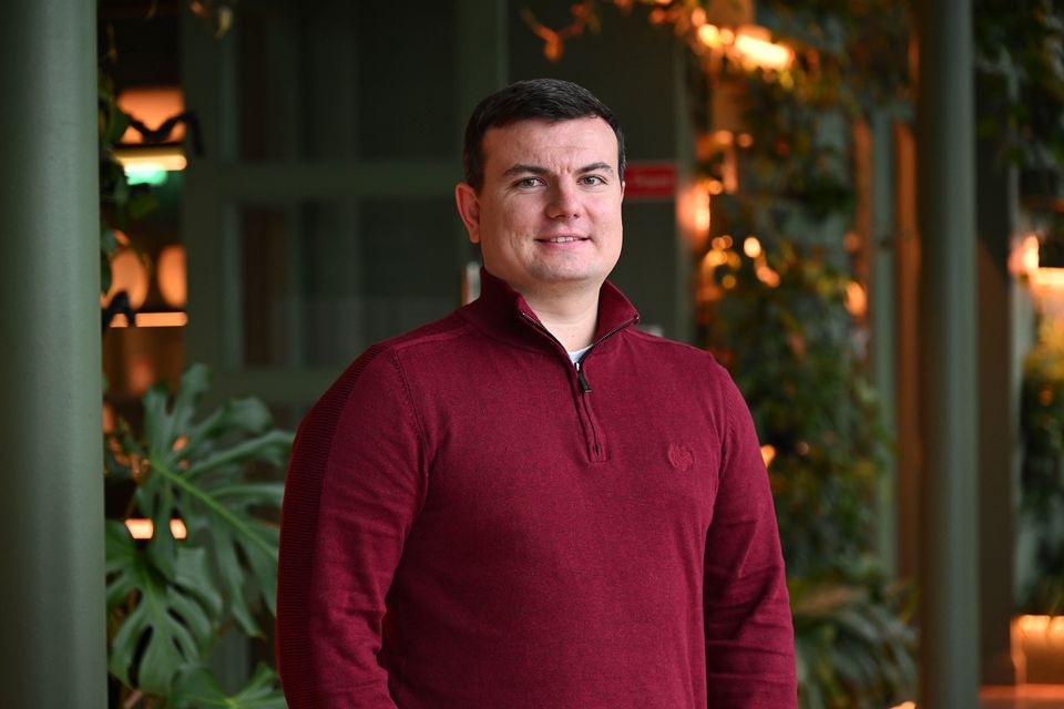 Vadim McEvoy, now 30, received a Christmas shoebox - one of his first ever Christmas gifts - while living in a Belarusian orphanage. Photo: Ray Ryan