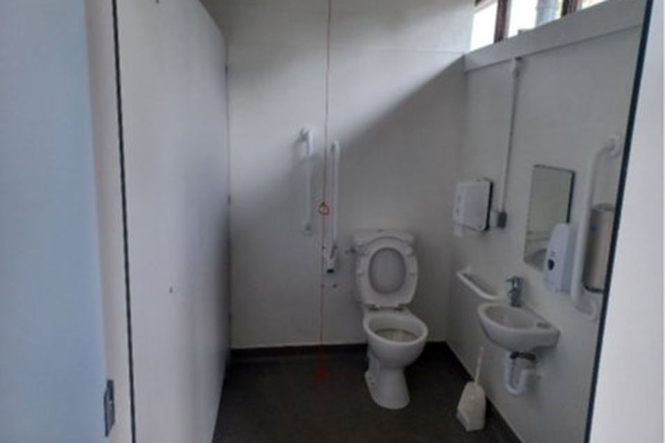 The public toilet facilities after upgrade works were carried out.