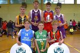 thumbnail: The Primary Schools Super Sevens All Star boys basketball teams. Front, from left: James Rooney (Cullina), Mikey Cooper (Nagle Rice Milltown) and Aidan Lehane (St Johns Kenmare). Back row: Kevin Brosnan (Currow), Fionn Brown (Scartaglen), Dara O'Sullivan (Knockanes, Glenflesk) and Connie O'Connor (Scartaglen)