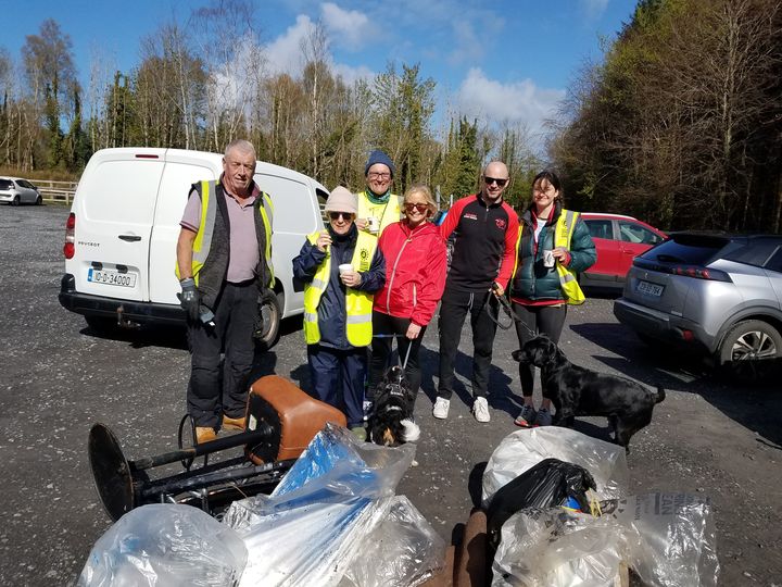 Office chair, trampoline and tyres amongst the items dumped in scenic Sligo forest