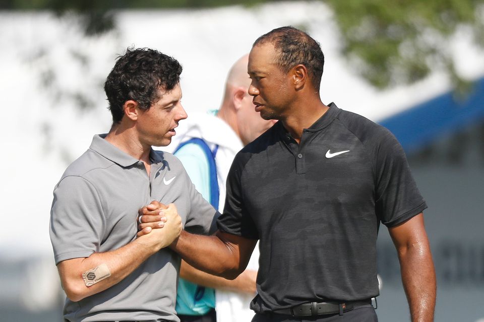 Rory McIlroy gas denied a falling out with Tiger Woods