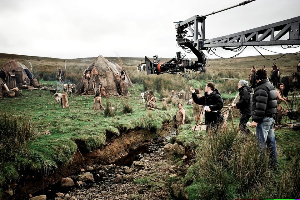 Game of Thrones being filmed in Northern Ireland.