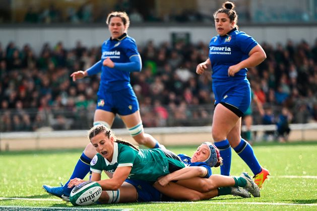 Ireland v Italy, Women's Six Nations: Scott Bemand's side secure emphatic win - as it happened