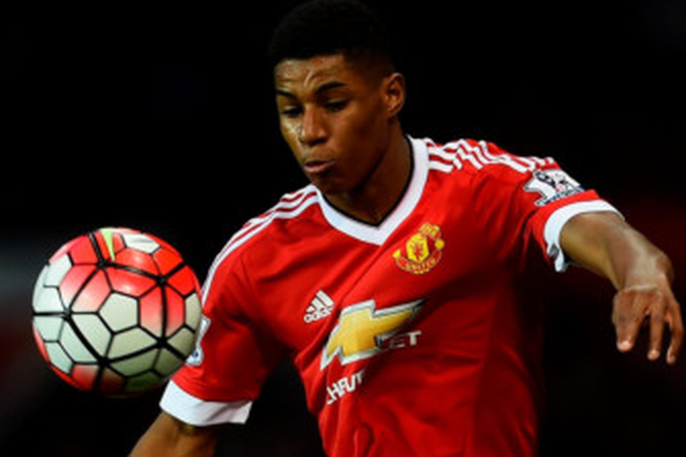 Manchester United manager Louis van Gaal believes he should be given credit for the emergence of striking sensation Marcus Rashford (pictured), as he prepares to face Everton in tomorrow’s FA Cup semi-final at Wembley Photo: Getty