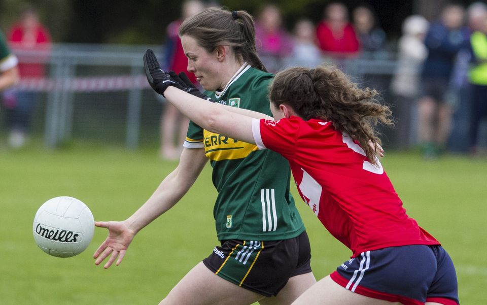 Anna Galvin in action for Kerry against Cork in the Munster SFC in Brosna. Photo by John Reidy