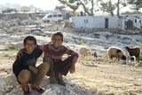 thumbnail: Mazara brothers near their home in Jabal al Baba, West Bank. Pic: Jim Campbell