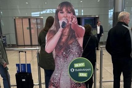 Dublin Airport wants to #FreeTaylor after woman removes lifesize cutout of star from Terminal 2