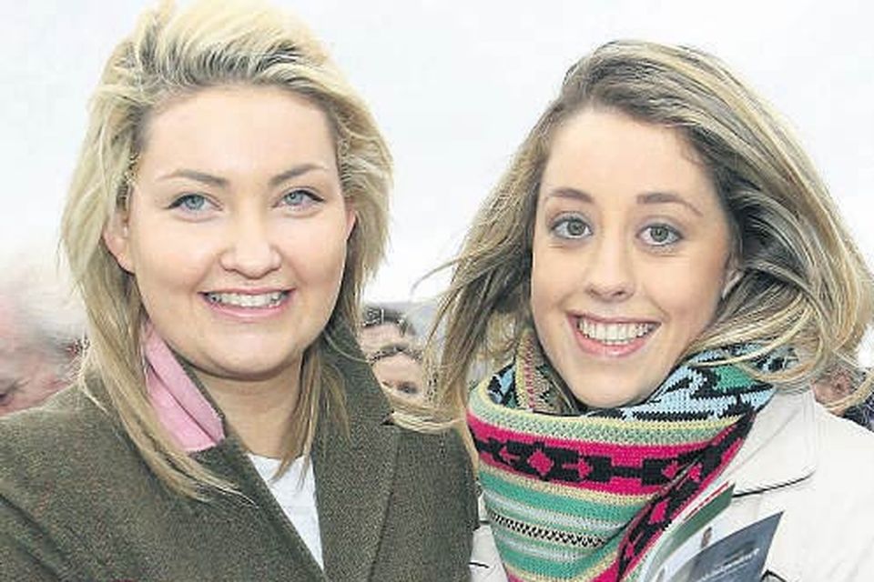 Frances Nicholas from Limerick and Jackie O’Mahony from Kerry were all smiles as they enjoyed their day out