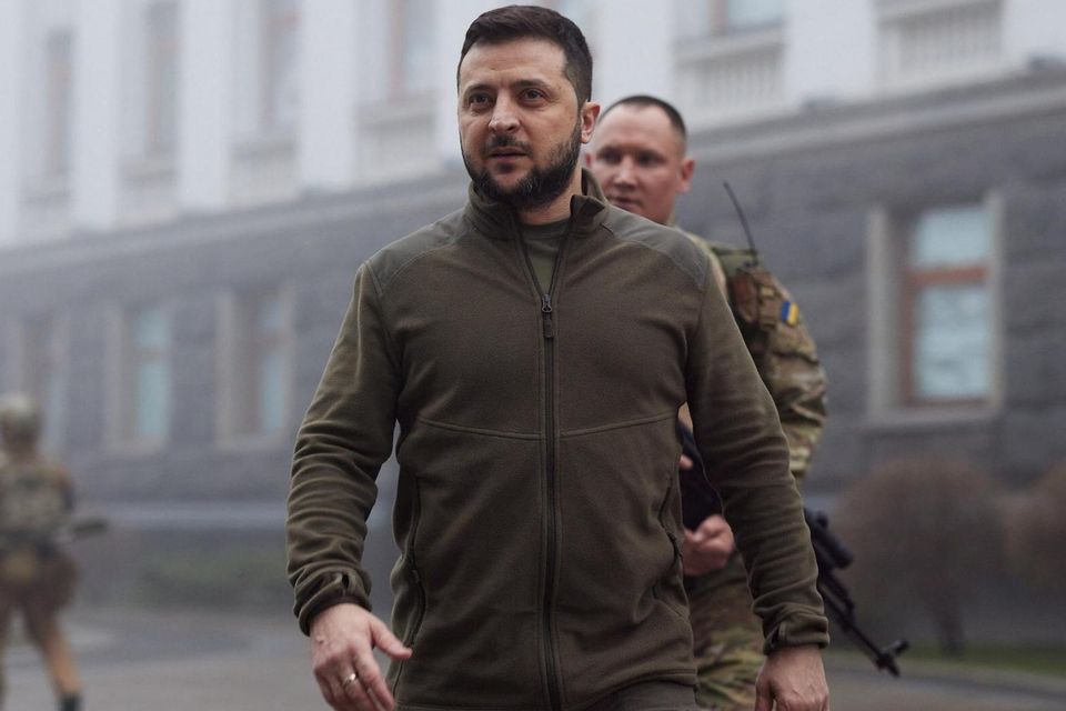 Ukrainian president Volodymyr Zelensky visited the south-eastern Zaporizhzhia region yesterday, calling for Russian troops to withdraw from the nuclear power plant there. Photo: Ukrainian Presidential Press Service