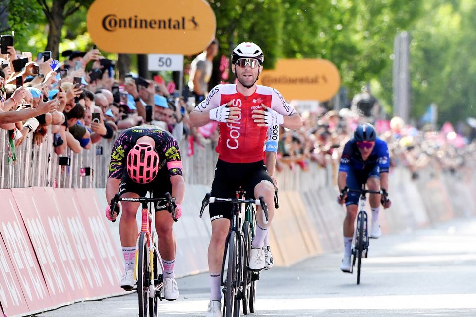 Cofidis' Benjamin Thomas wins stage five of the Giro d'Italia from Genova to Lucca