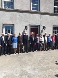 Sean (93), Maureen (92), Eileen (90), Peter (87), Mairead (86), Rose (85), Tony (83), Terry (81), Seamus (80), Brian (76), Kathleen (75), Colm (73) and Leo (72) pictured at their Guinness World record celebration.