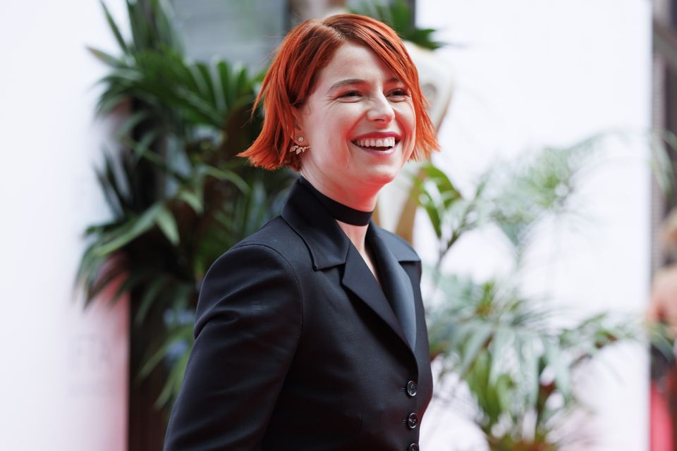 Jessie Buckley pictured on the red carpet at the IFTA Awards 2023. Picture Andres Poveda